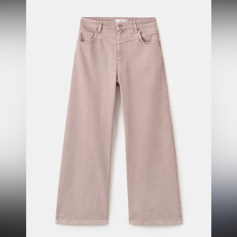 Risen Jeans Womens 28/30
Mauve High Rise Wide Leg Zip Fly FP-RDP5571 distressed